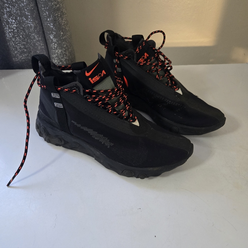 Nike Black and Orange Men's Shoes